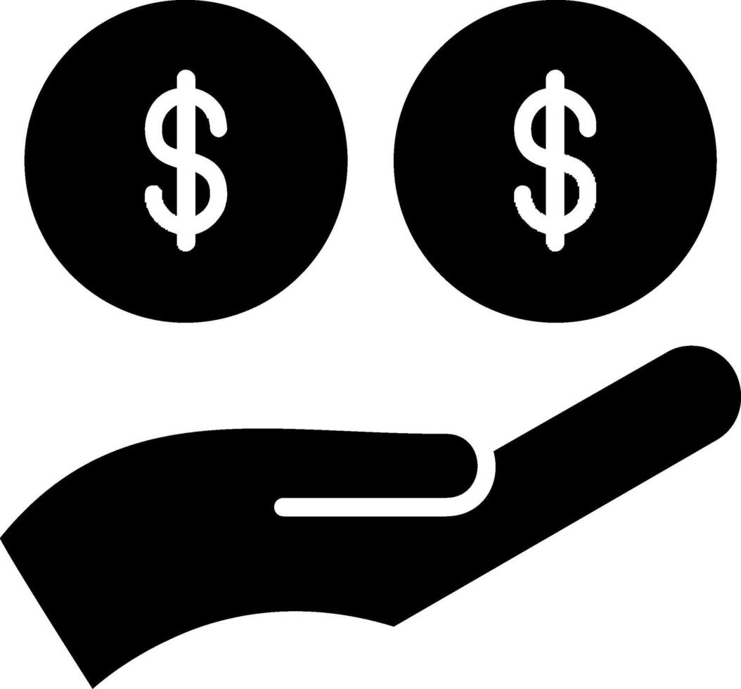 Buyer Glyph Icon vector