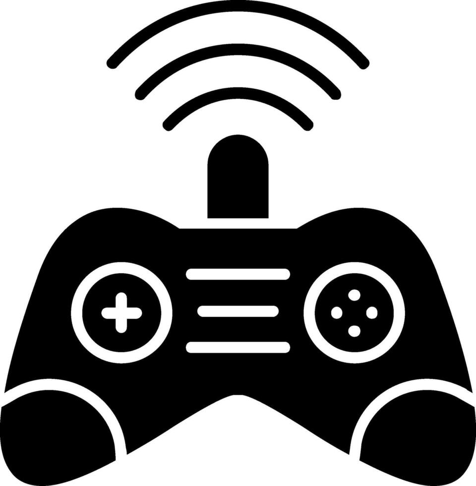 Gamer Glyph Icon vector