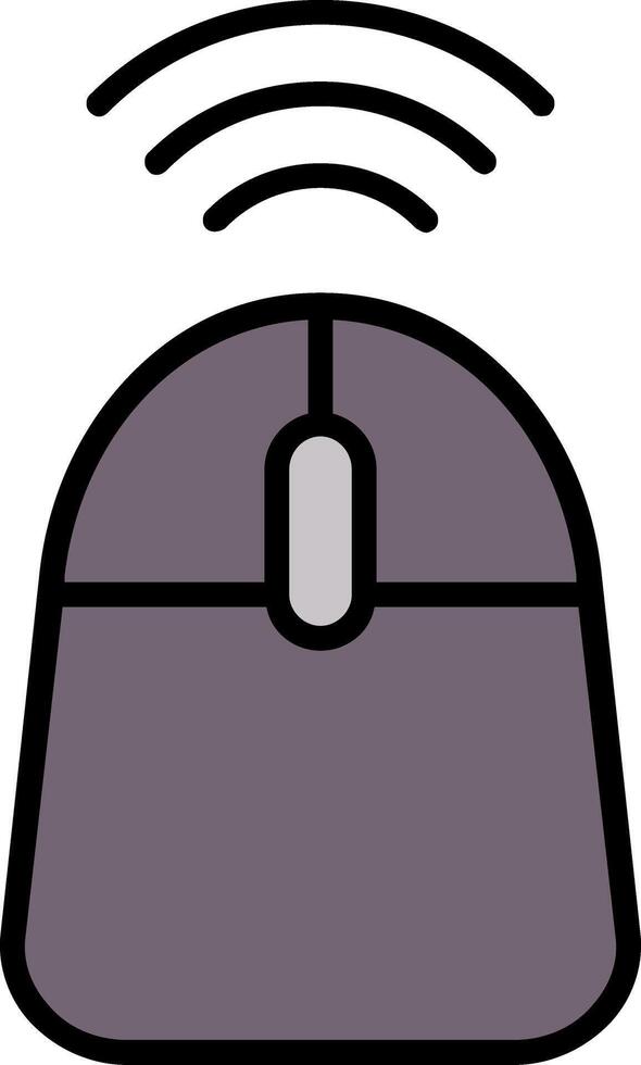 Mouse Line Filled Icon vector