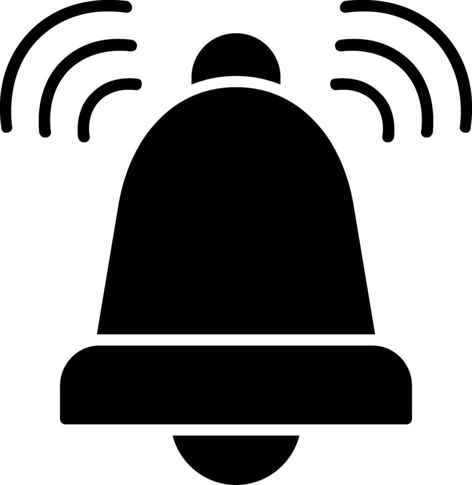 Alarm Glyph Icon vector