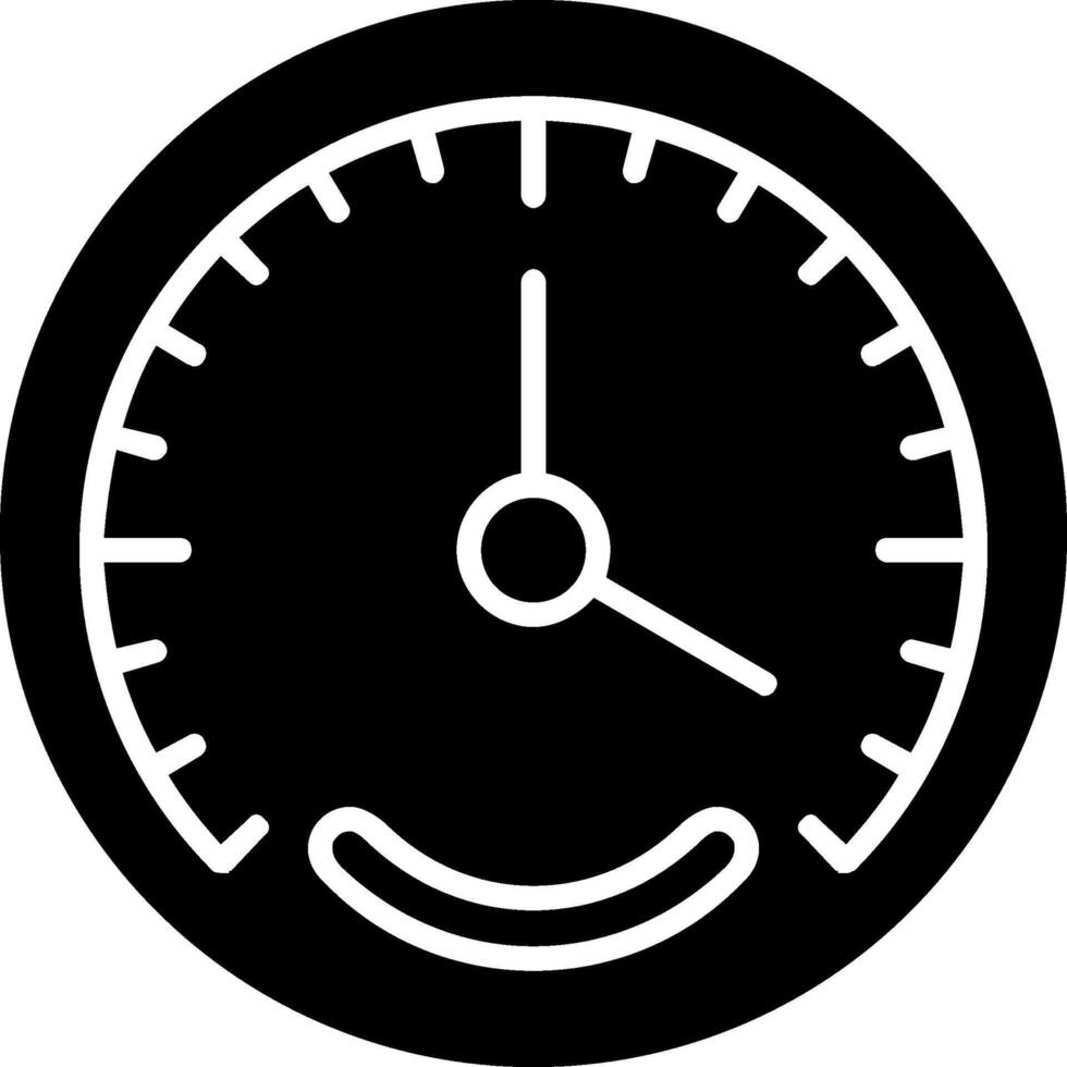 Gauge Glyph Icon vector