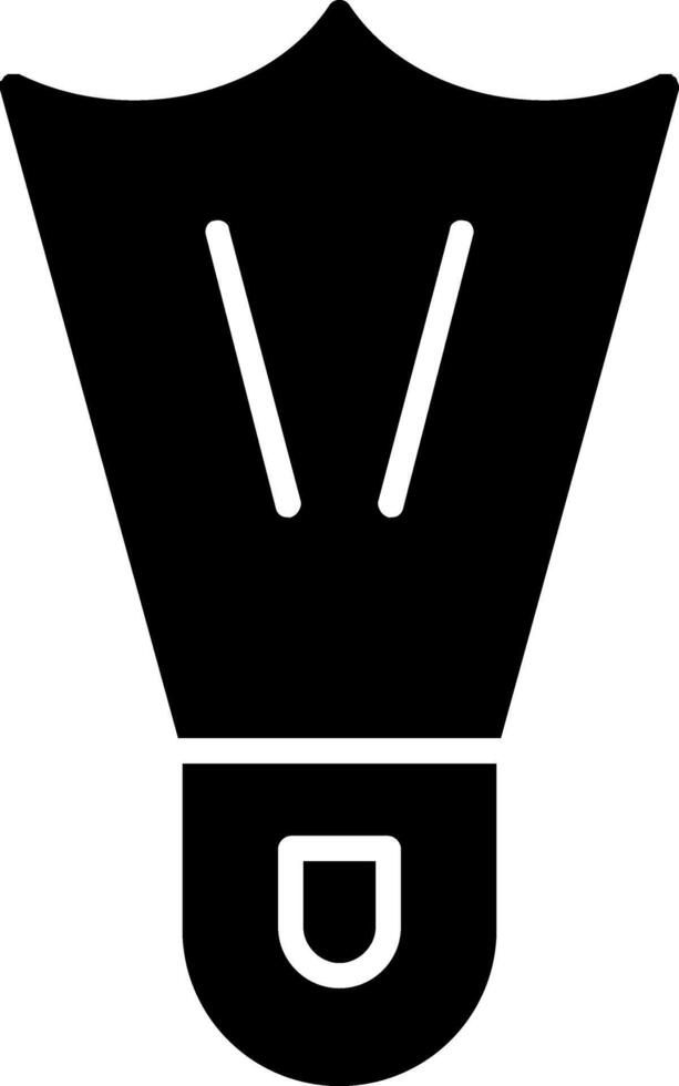 Flippers Glyph Icon vector