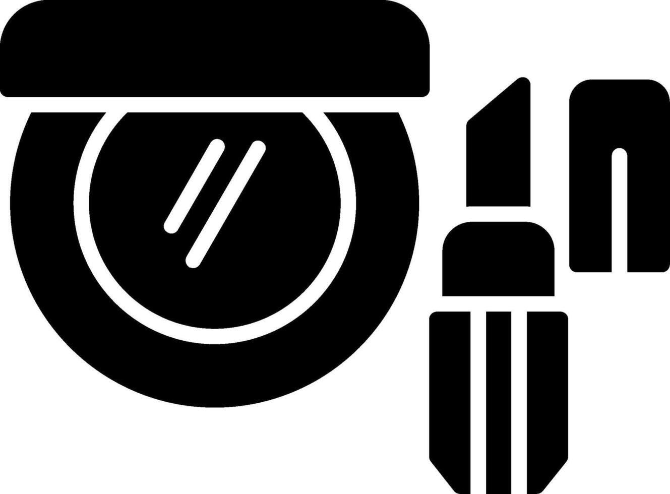 Cosmetic Glyph Icon vector