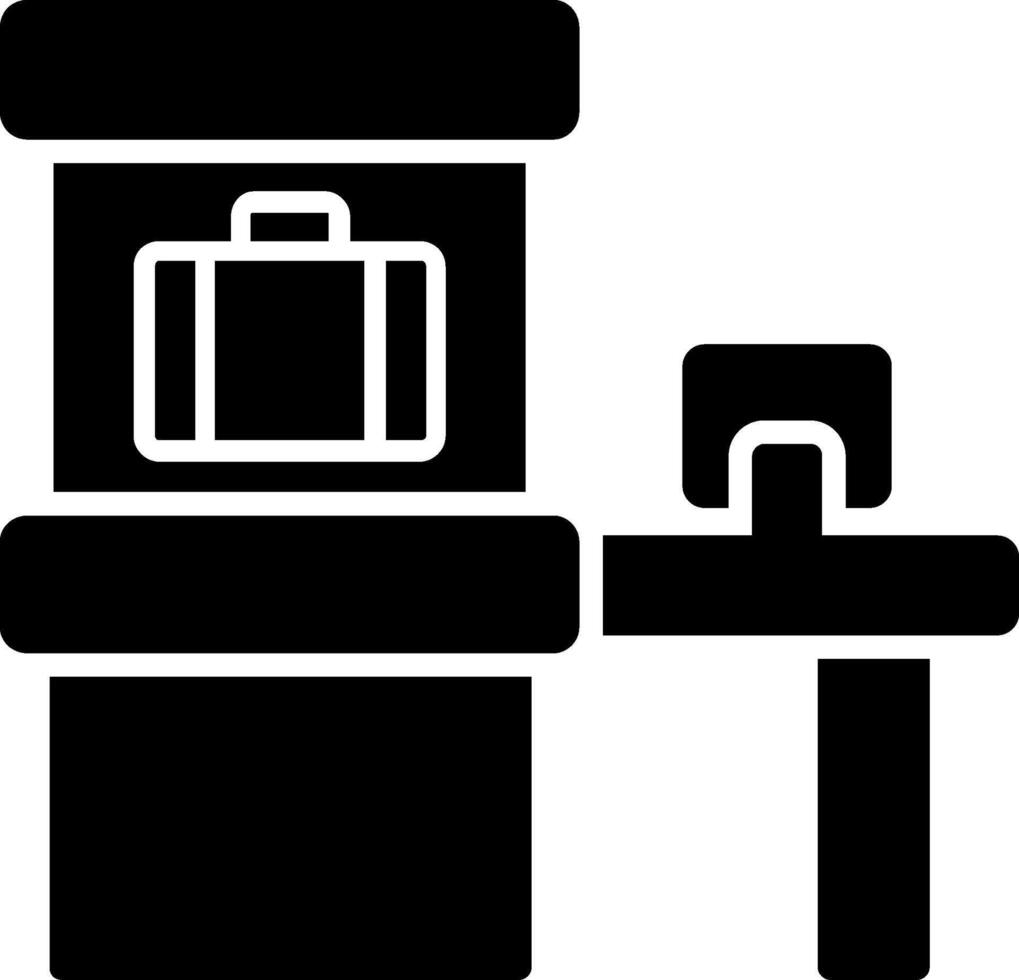 Scanner Glyph Icon vector