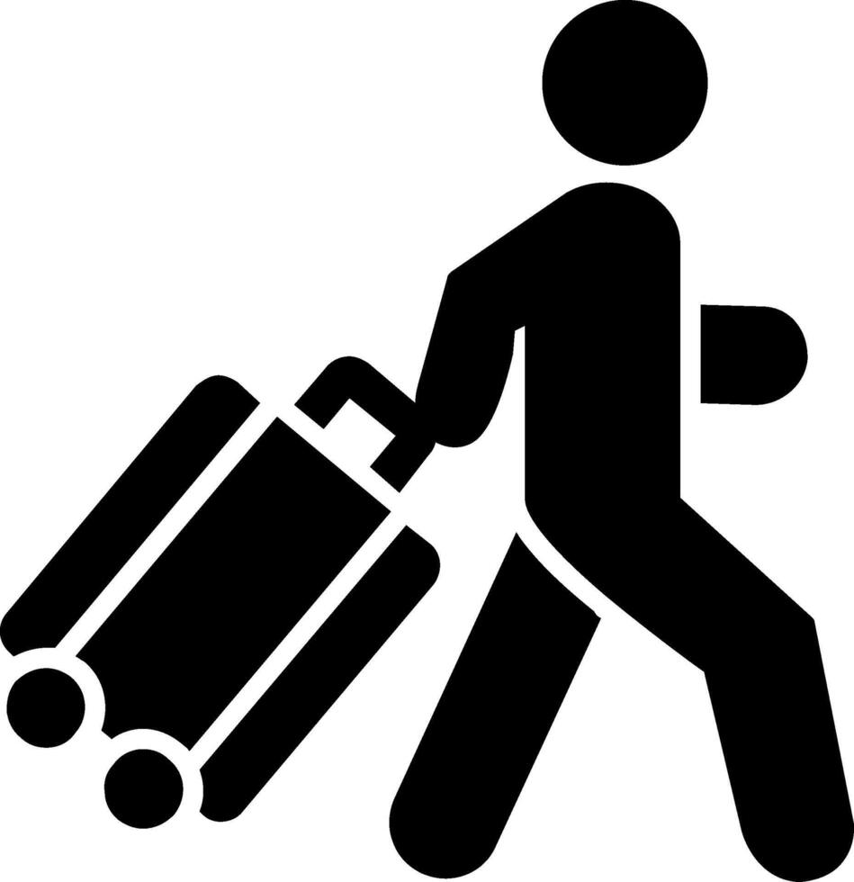 Person Glyph Icon vector