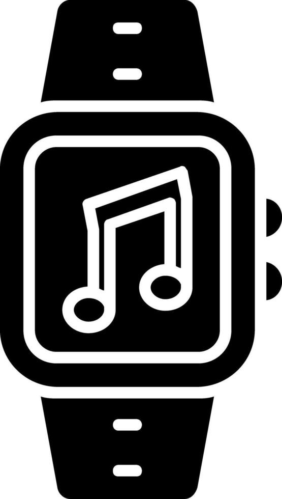 Music Glyph Icon vector