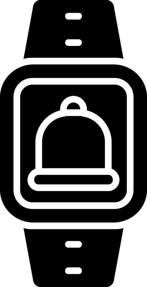Notification Glyph Icon vector