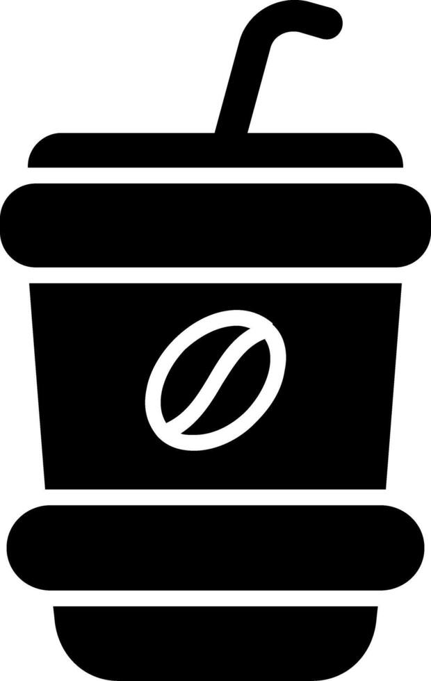 Take Away Glyph Icon vector