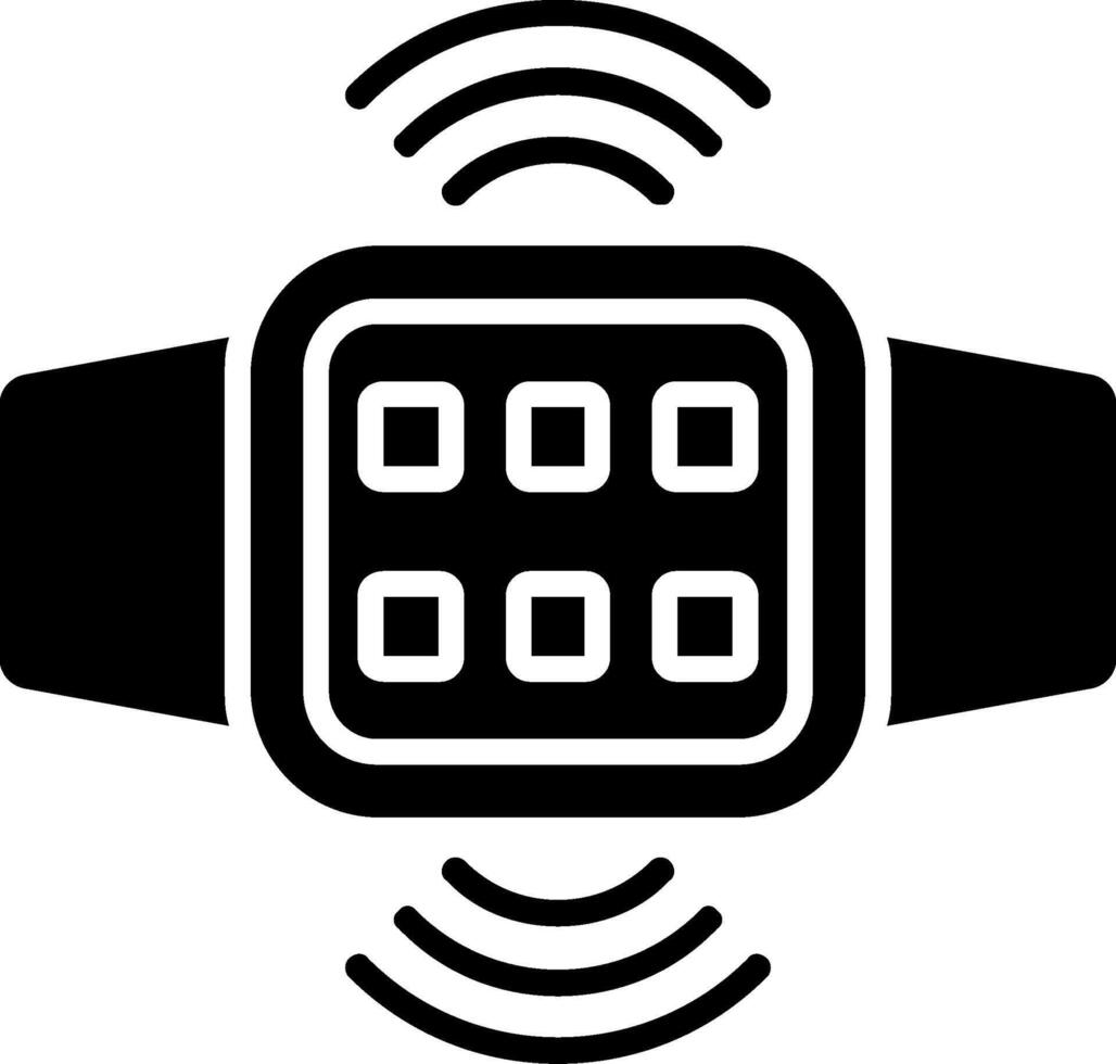 Connection Glyph Icon vector