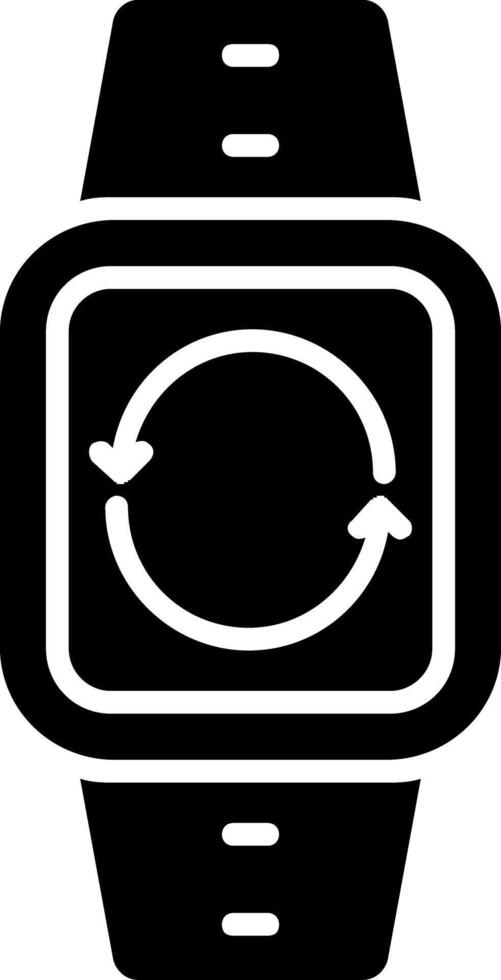 Synchronization Glyph Icon vector