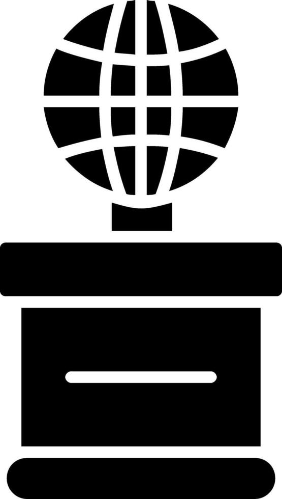 World Glyph Icon vector