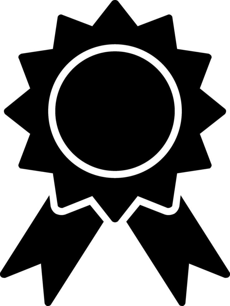 Badge Glyph Icon vector