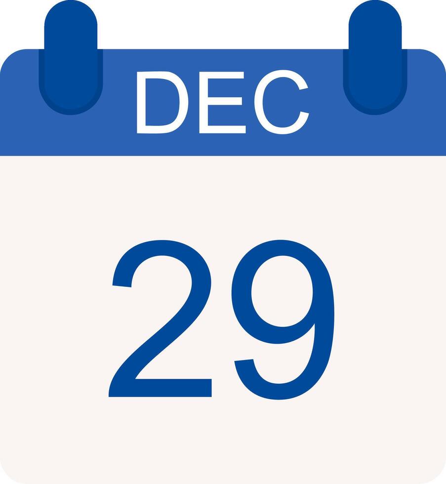 December Flat Icon vector