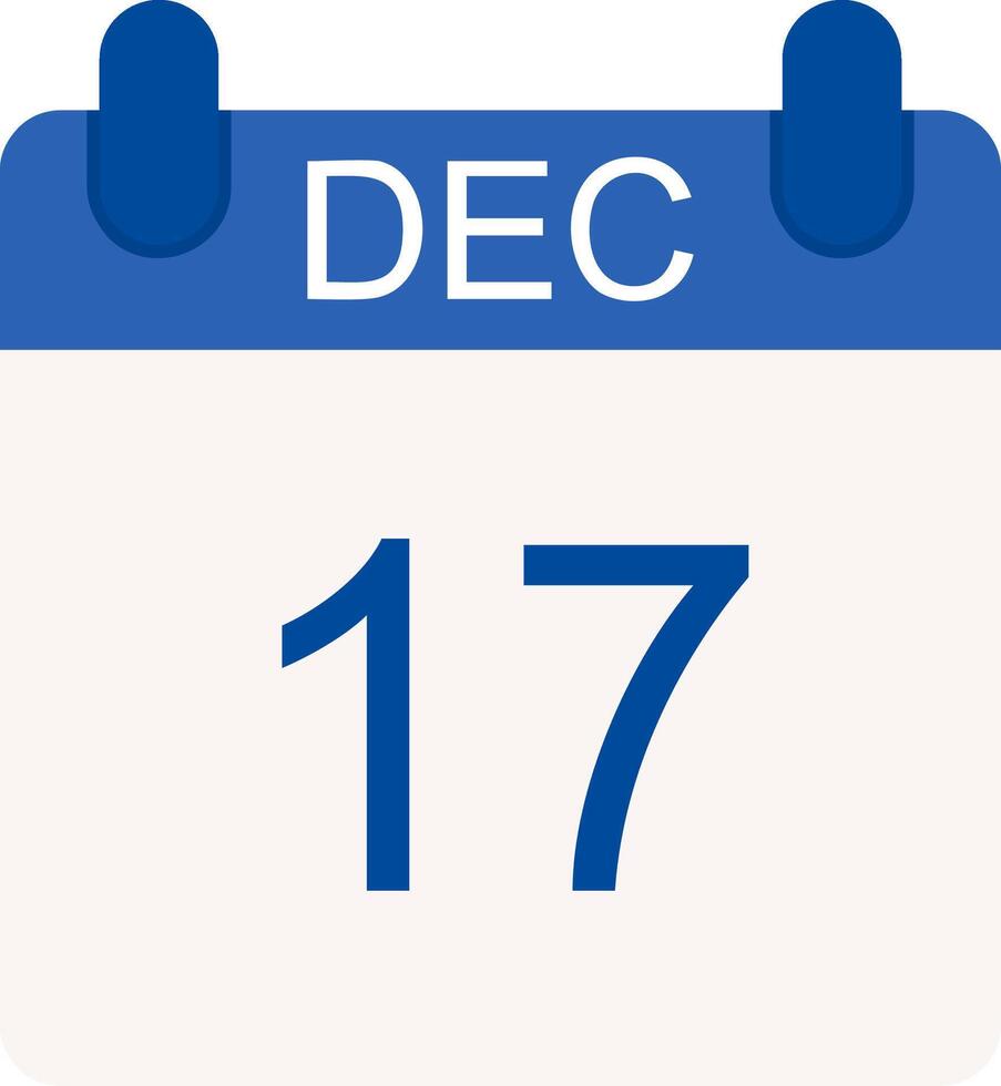 December Flat Icon vector