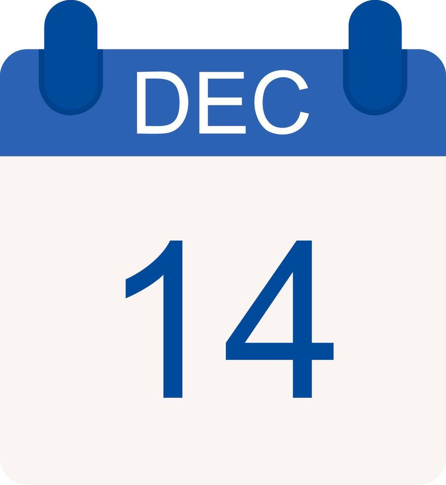 December Flat Icon vector