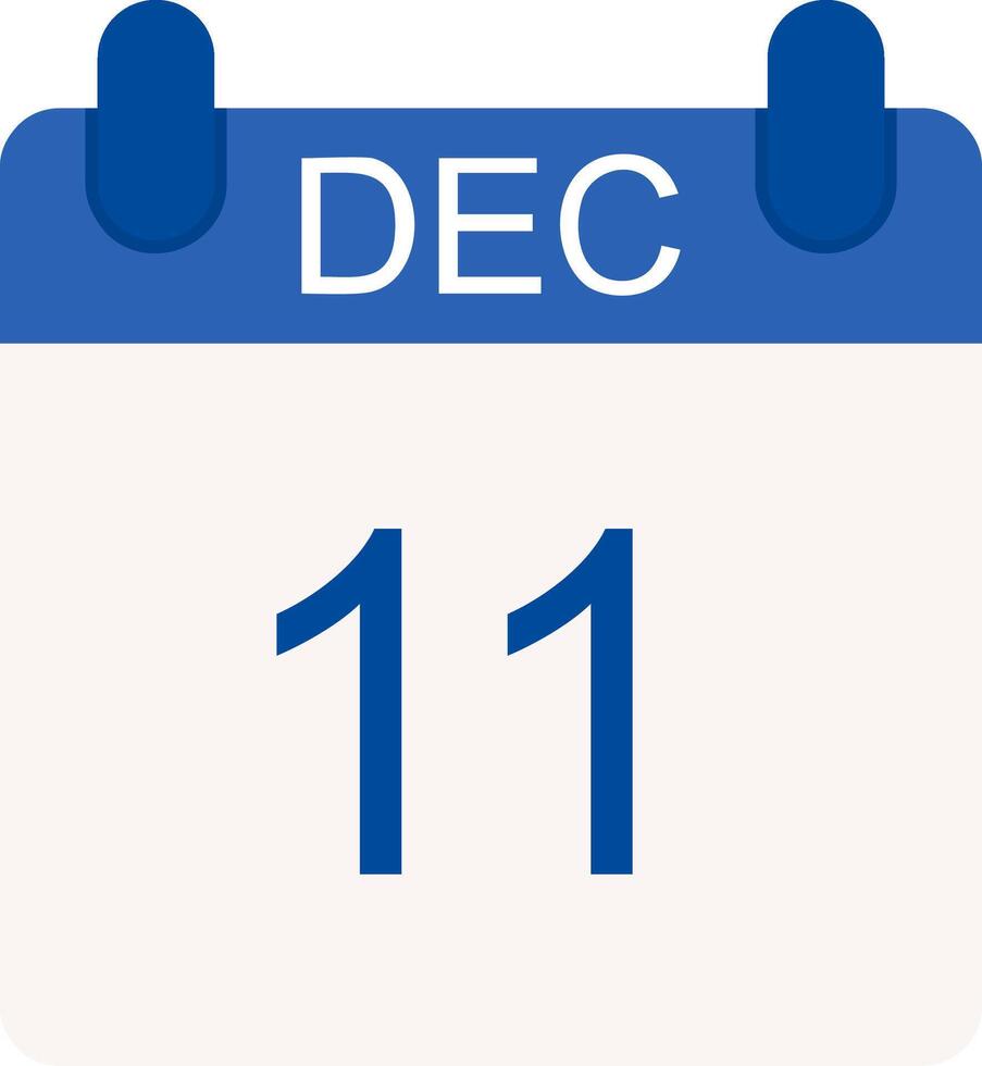 December Flat Icon vector