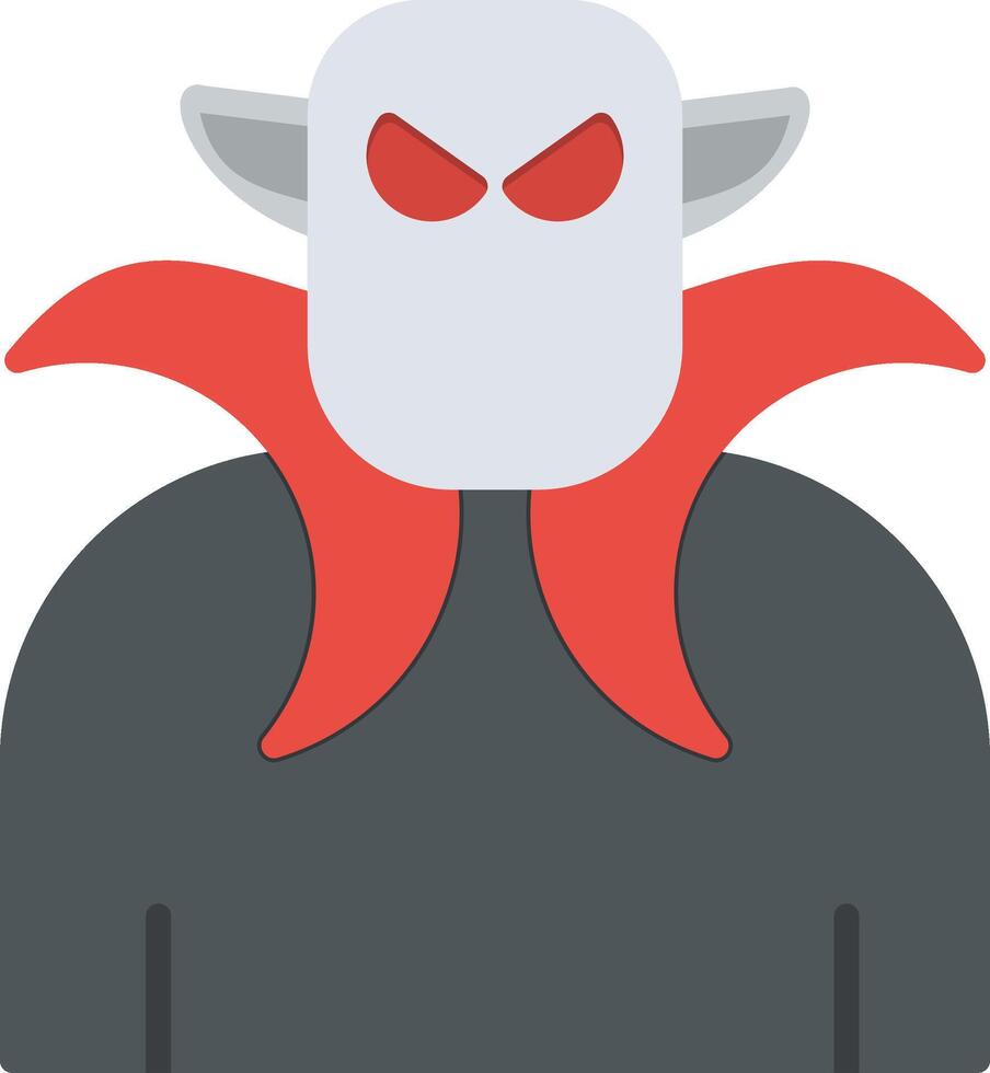 Dracula Flat Icon vector