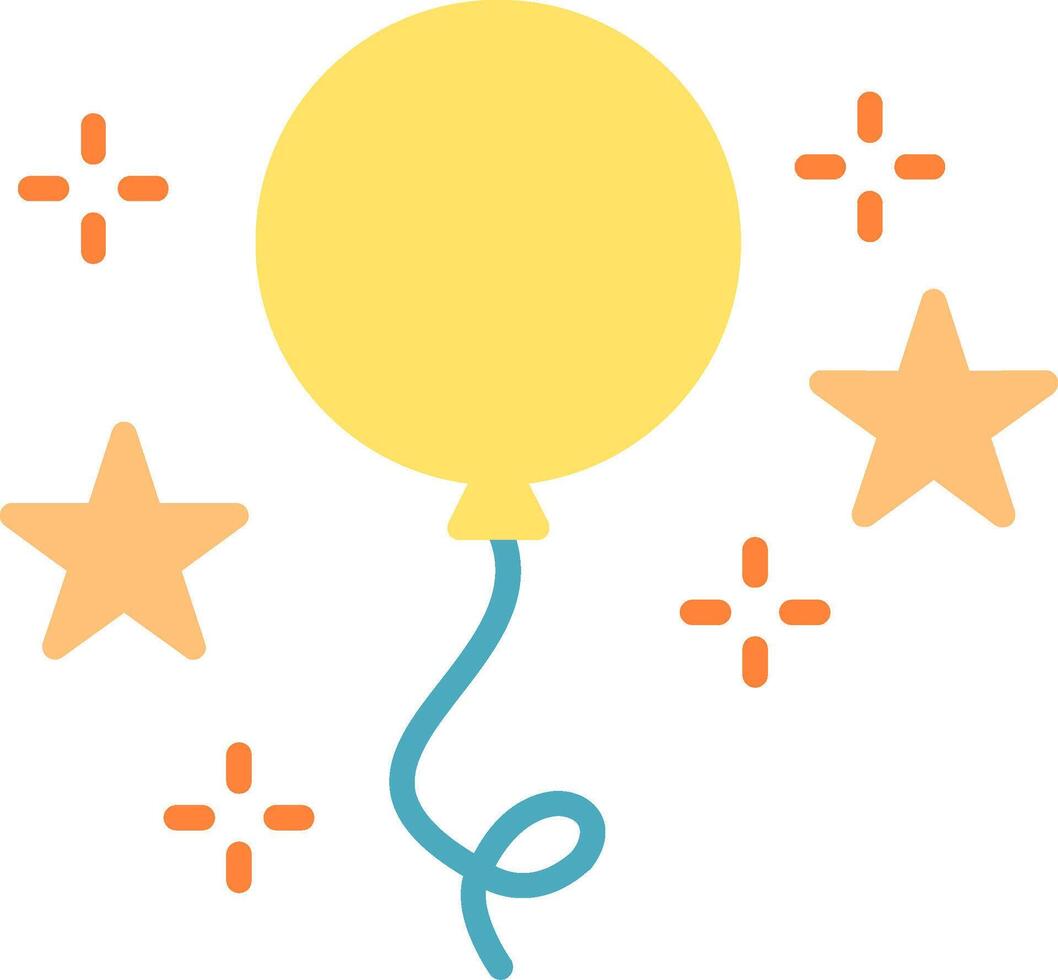 Balloons Flat Icon vector