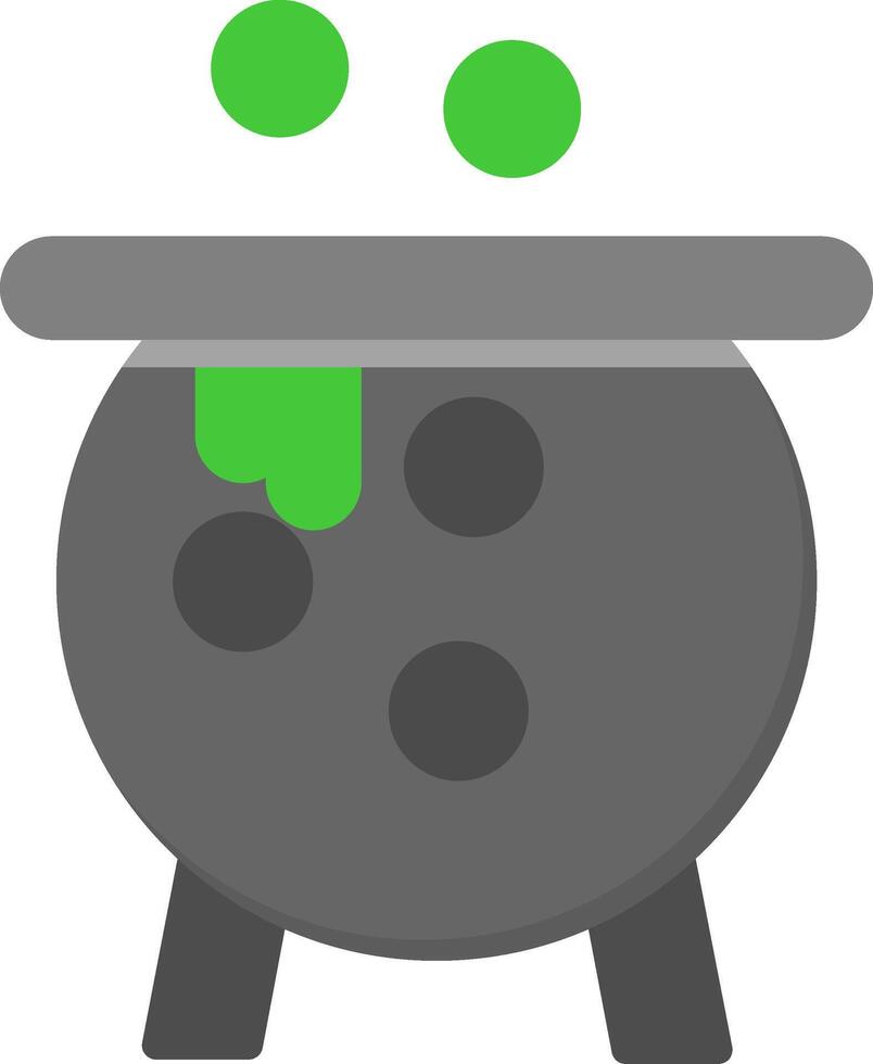 Cauldron Flat Icon vector