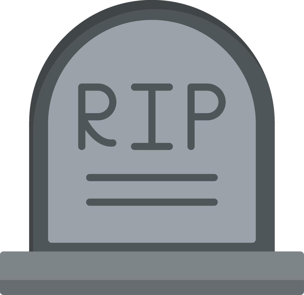 Cemetery Flat Icon vector