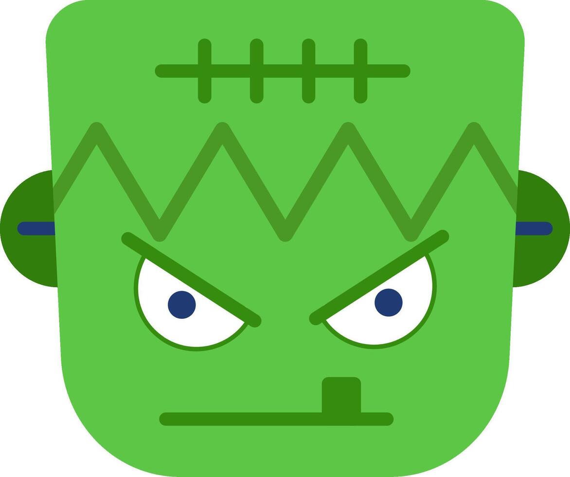 Frankenstein Flat Icon vector