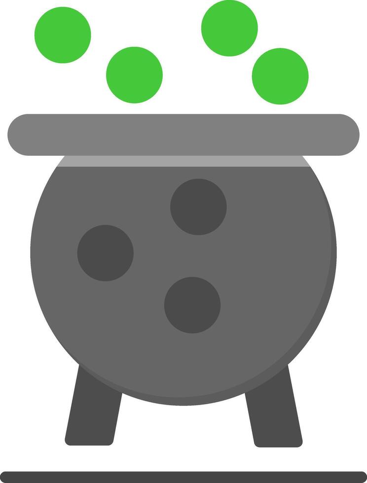 Cauldron Flat Icon vector
