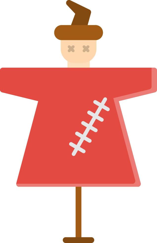 Scarecrow Flat Icon vector