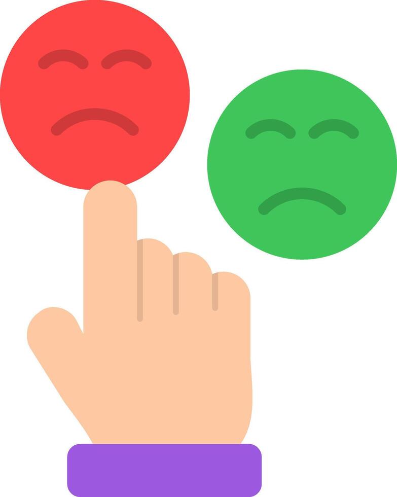 Customer Satisfaction Flat Icon vector