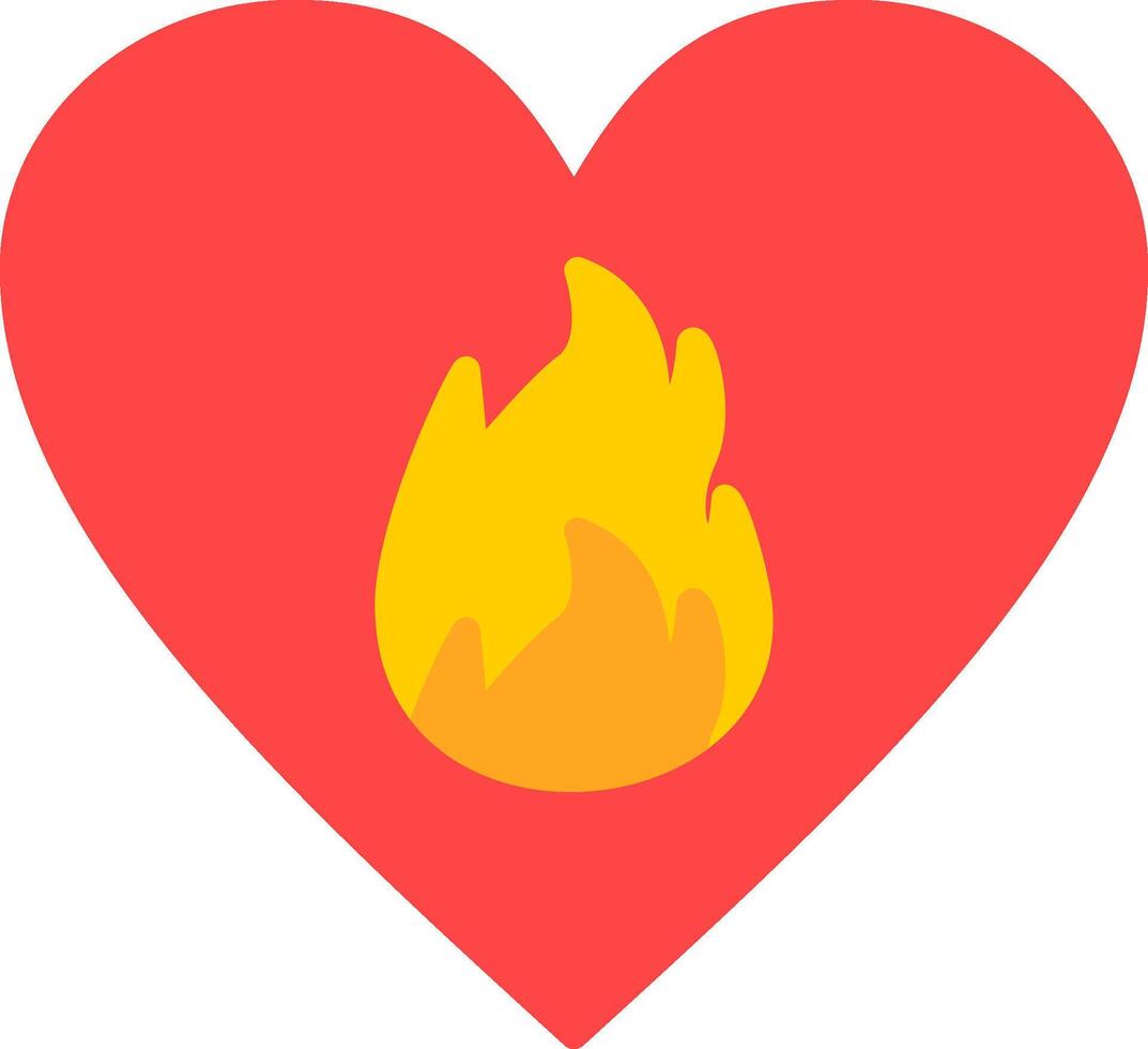 Passion Flat Icon vector