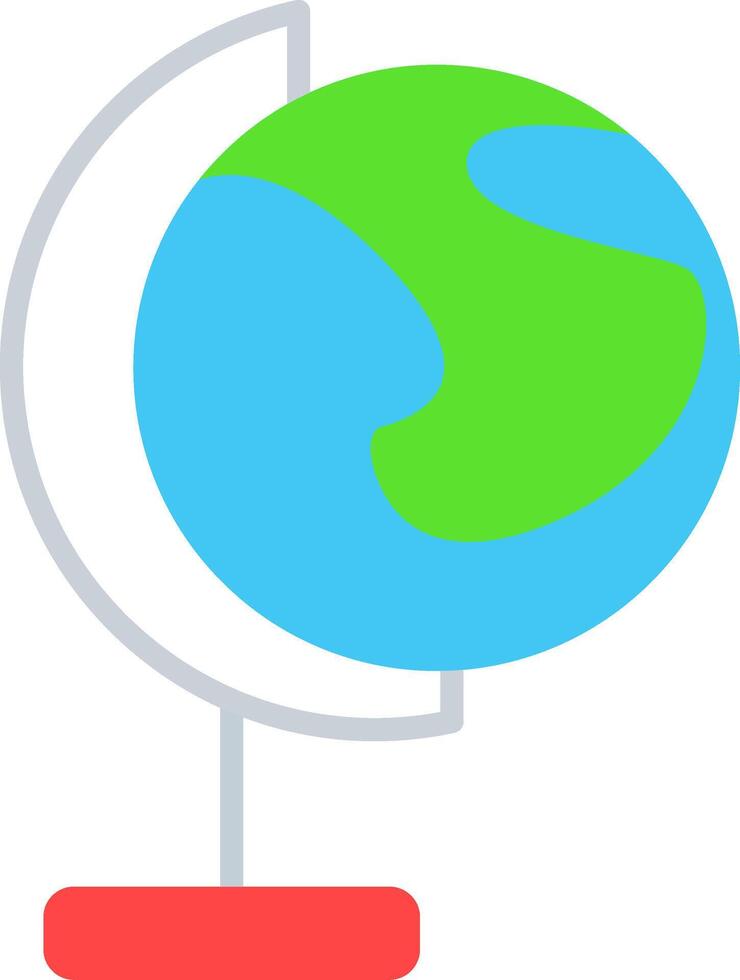 World Flat Icon vector