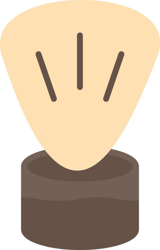 Shaving Brush Flat Icon vector