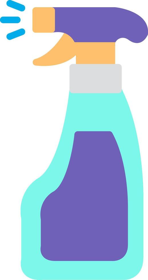 Window Cleaner Flat Icon vector