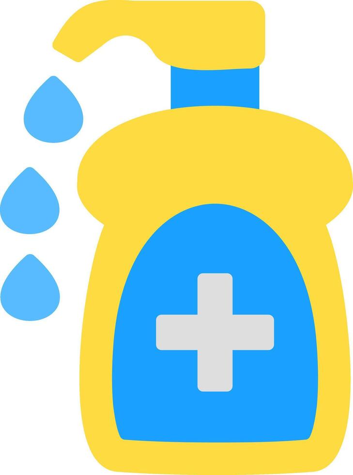 Liquid Soap Flat Icon vector