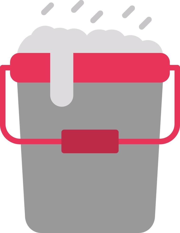 Bucket Flat Icon vector