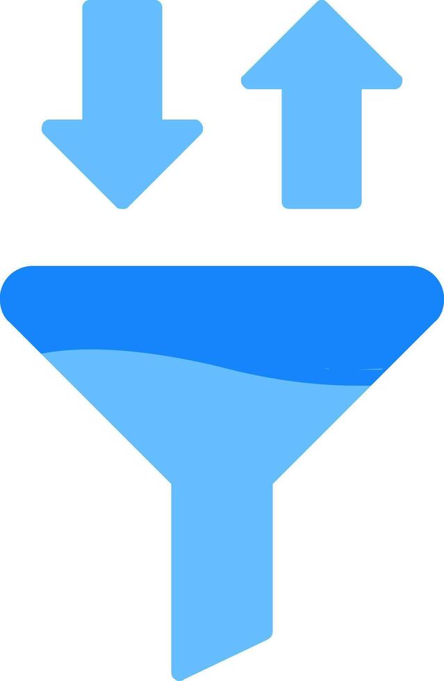 Funnel Flat Icon vector