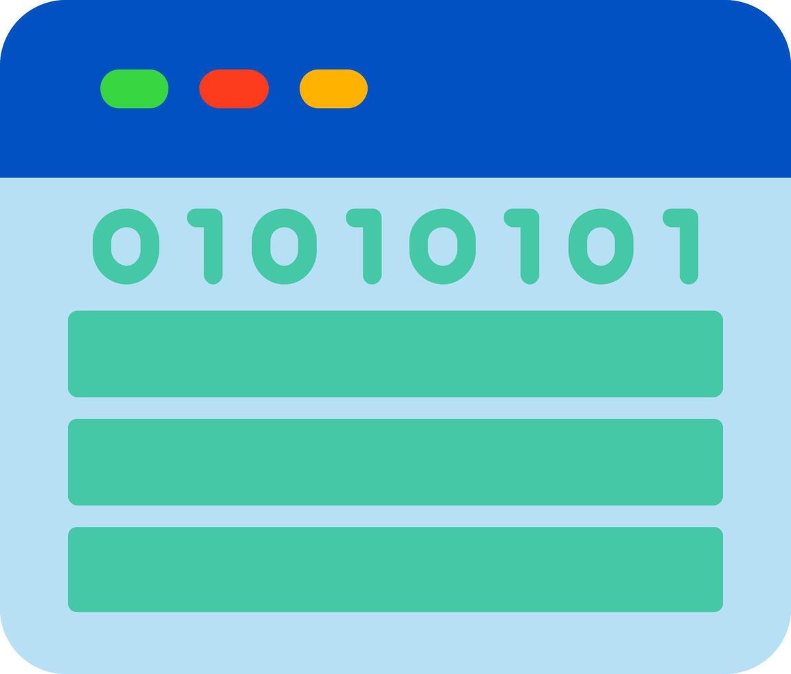 Web Programming Flat Icon vector