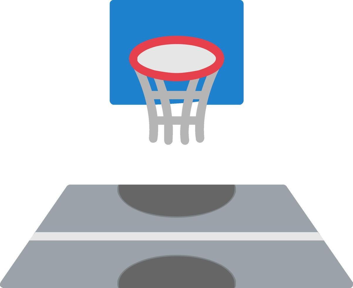 Sports Hall Flat Icon vector