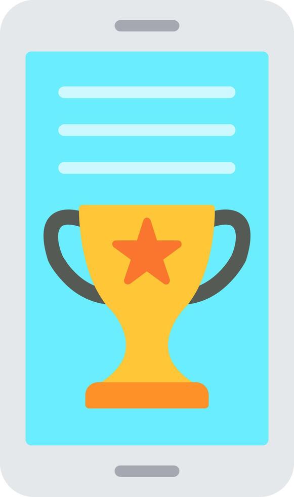 Online Award Flat Icon vector