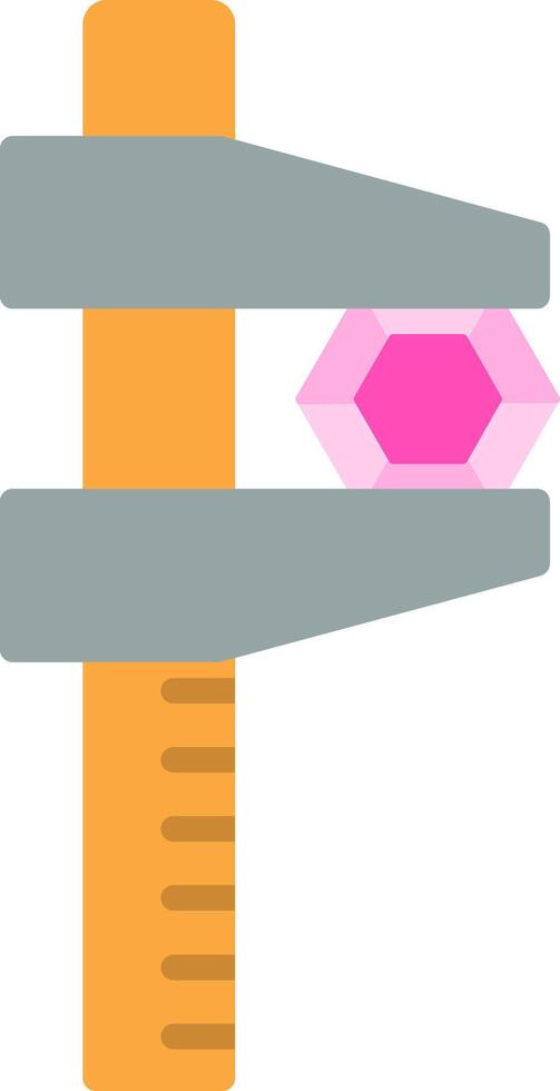 Caliper Flat Icon vector