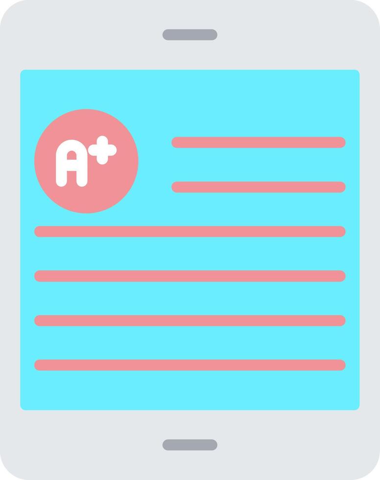 Ebook Flat Icon vector