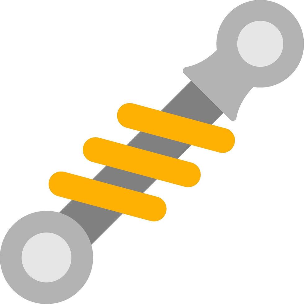 Shock Absorber Flat Icon vector