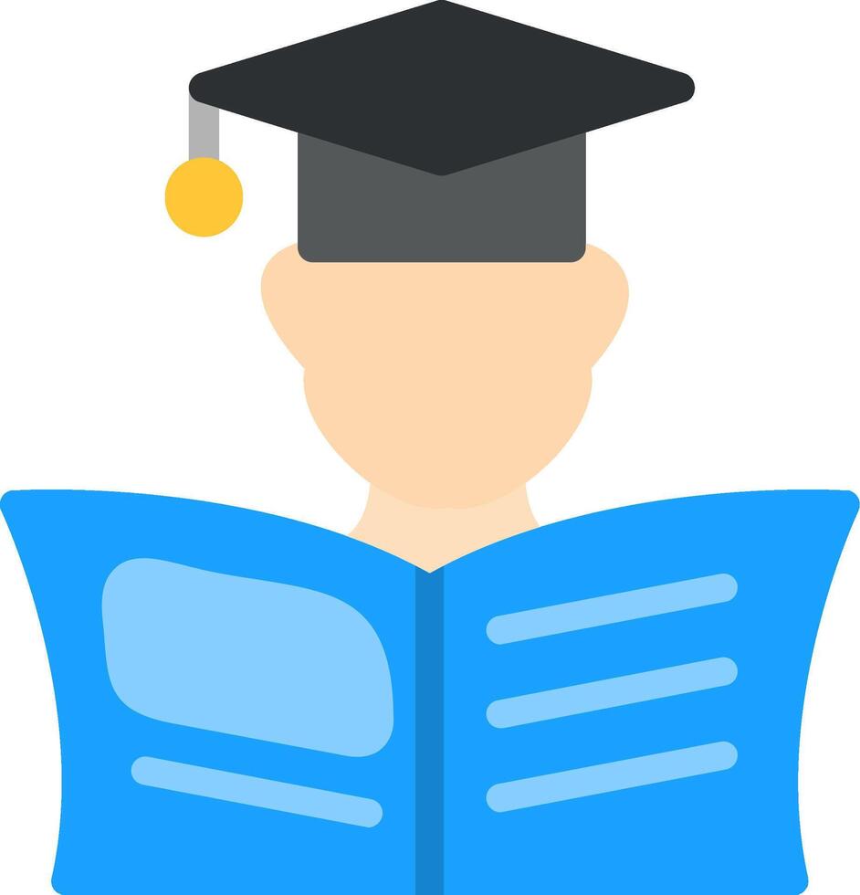 Student Flat Icon vector