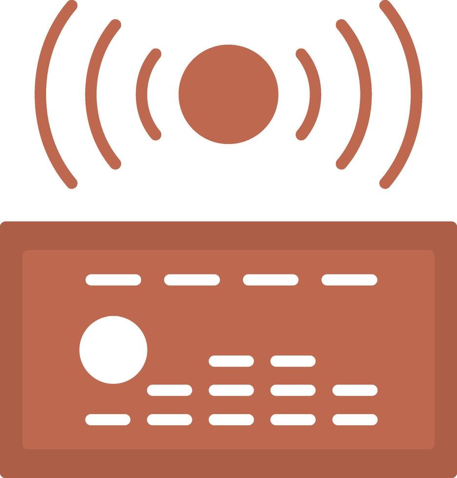 Sound System Flat Icon vector