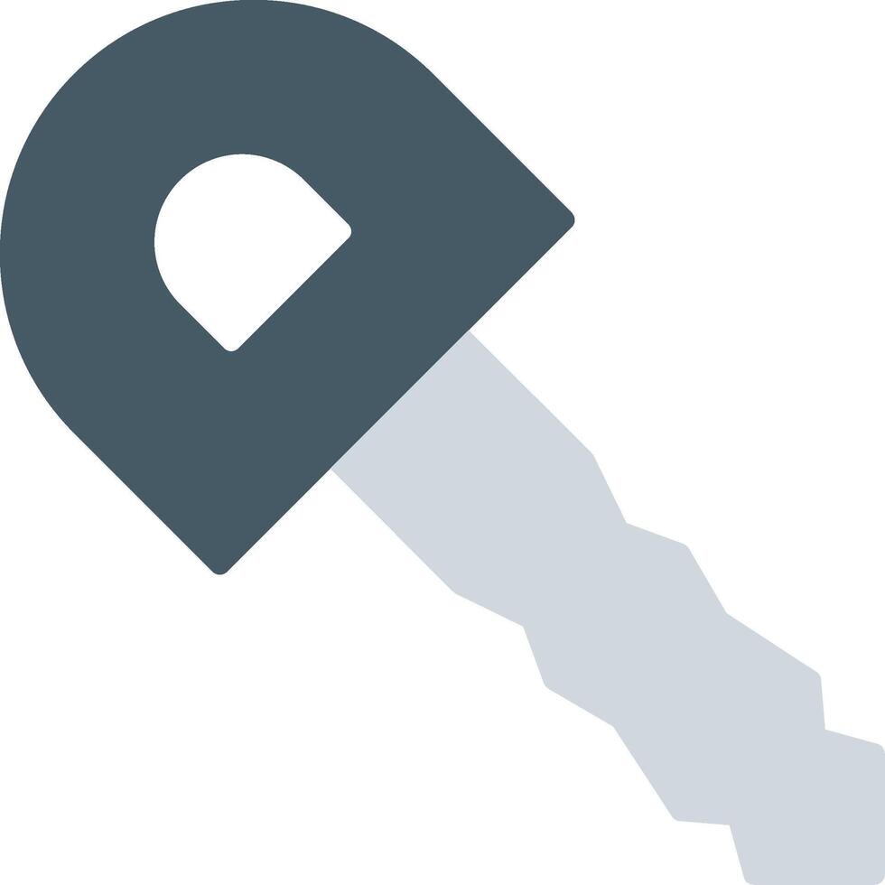 Car Key Flat Icon vector