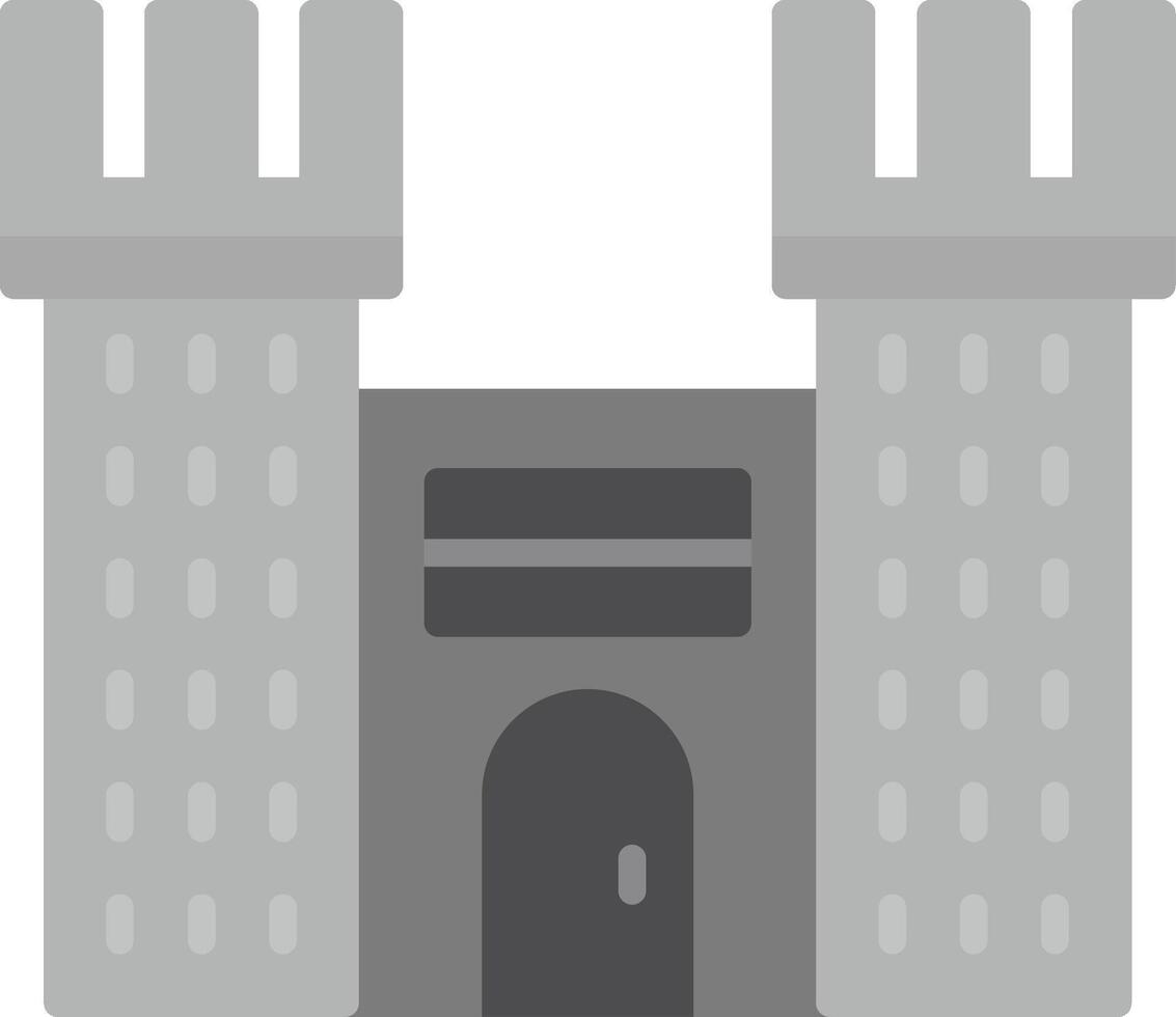 Castle Flat Icon vector