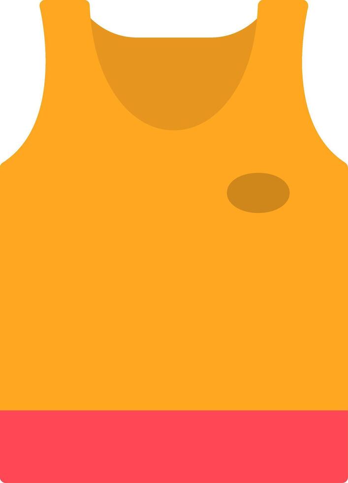 Tank Top Flat Icon vector