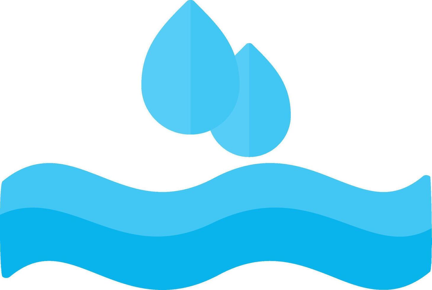 Water Drop Flat Icon vector