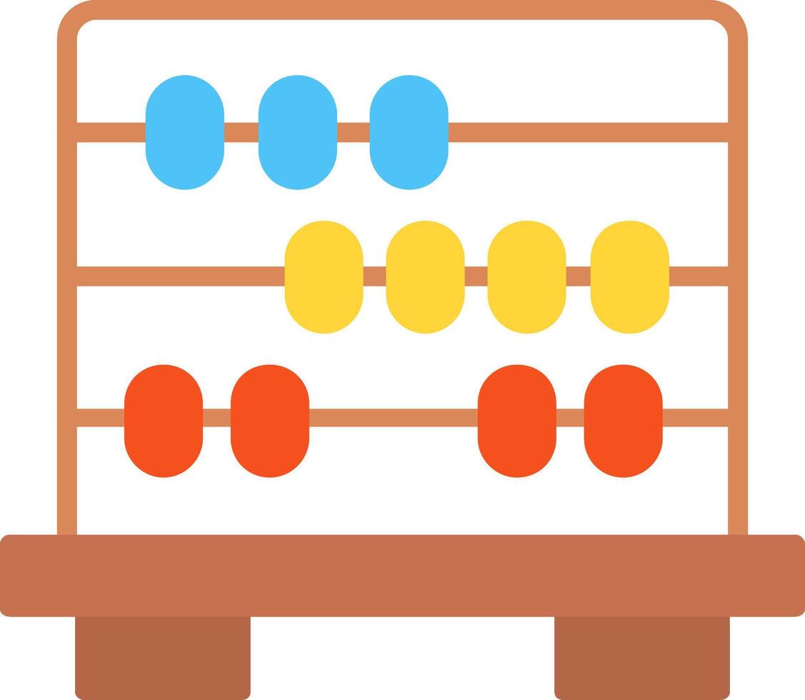 Abacus Flat Icon vector