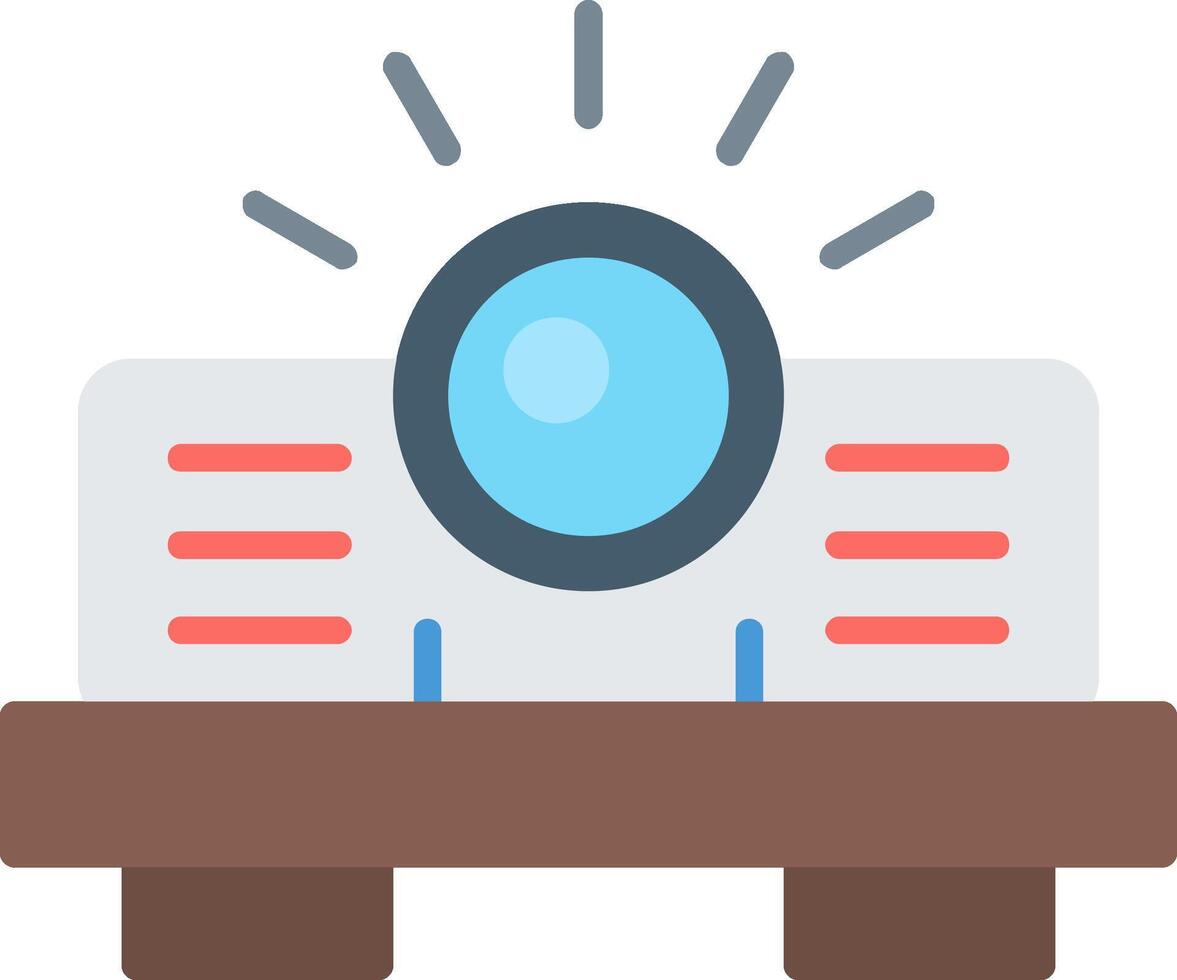 Projector Flat Icon vector