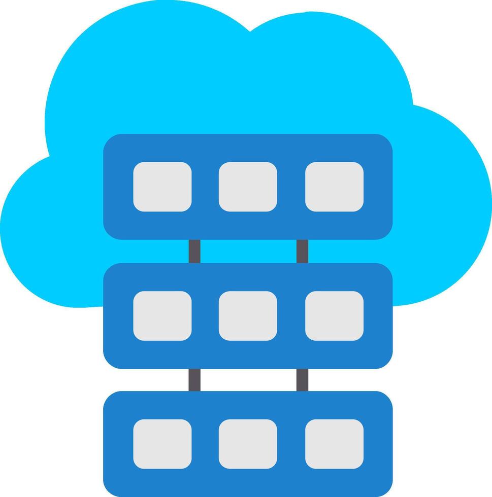 Cloud Computing Flat Icon 43314096 Vector Art at Vecteezy